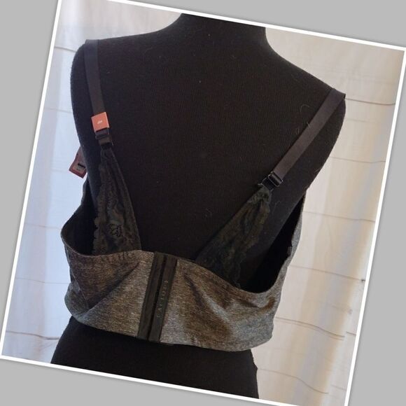 NWT Cacique 46F grey underwire bra. - Picture 3 of 4